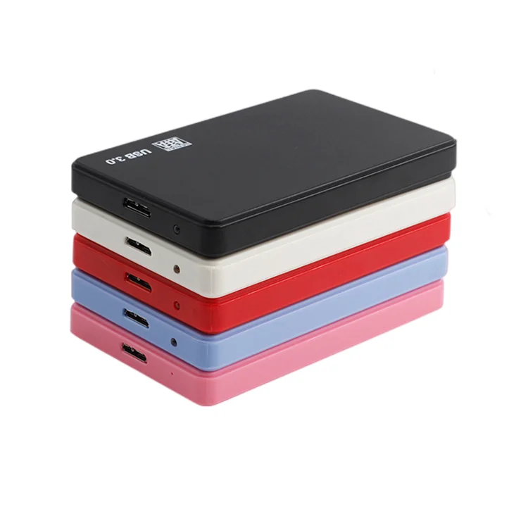 Hot sale Plastic External Hard Drive Enclosure Case SATA to USB 3.0 HDD 2.5 inch case box