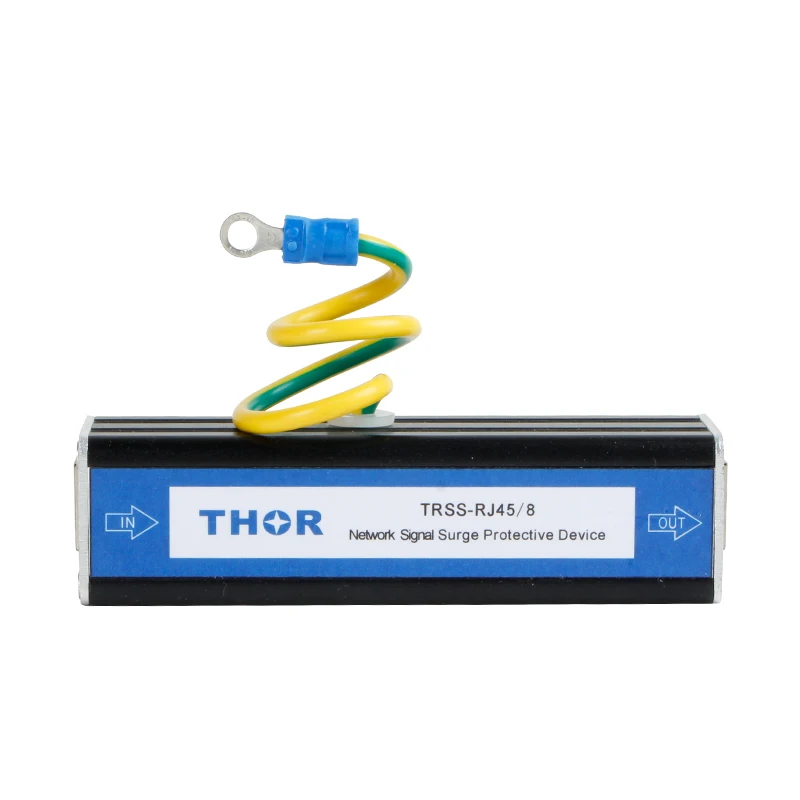 
Ethernet surge protector 1000M rj45 SPD poe lightning protector 