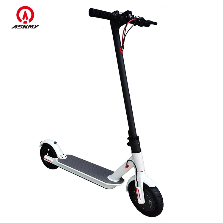 ASKMY Европы Eco-Flying8.5inch пневматические шины скутер Мощный двойной 350 Вт складной электрический скутер