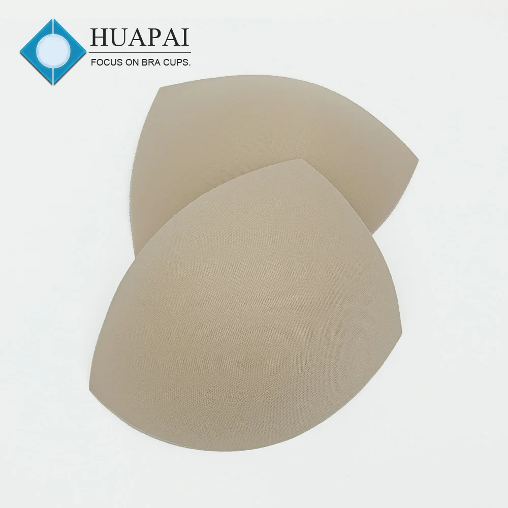 Pass OEKO TEX High Quality molded bra cups removable insert bra pad with factory price for famous brand