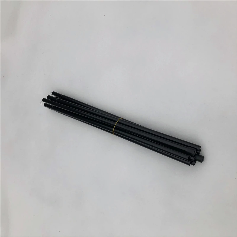 Adjustable Rust-Proof Tarp Poles Camping Flysheet Support 16MM 2 Meters Length Raintarp Collapsible  Iron Rod