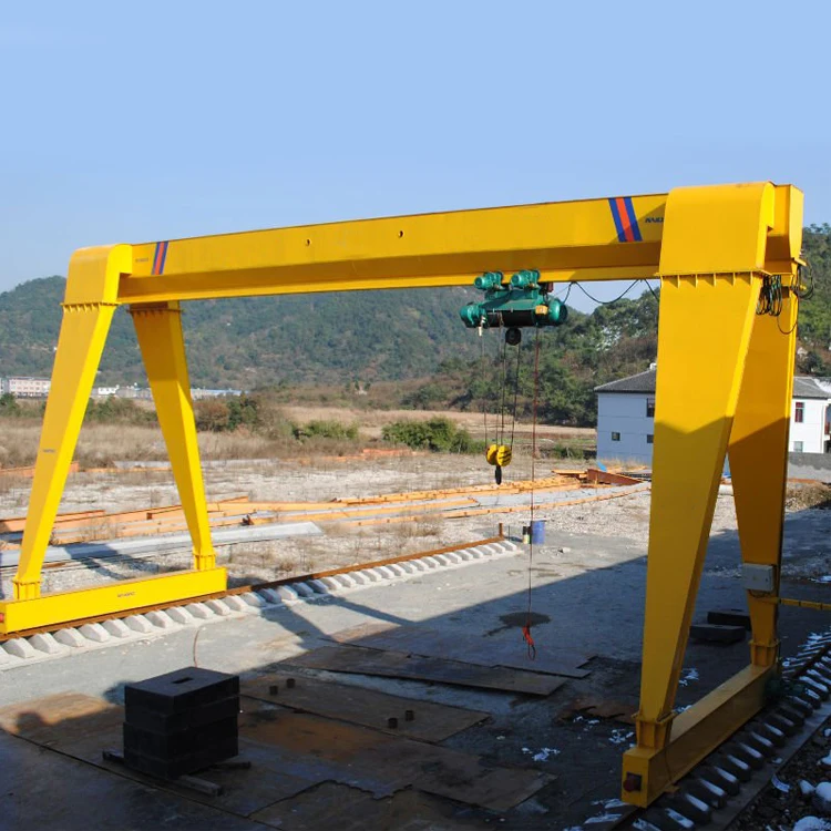 5 ton Electric Remote Control Rail Box Type Single Girder Gantry Crane