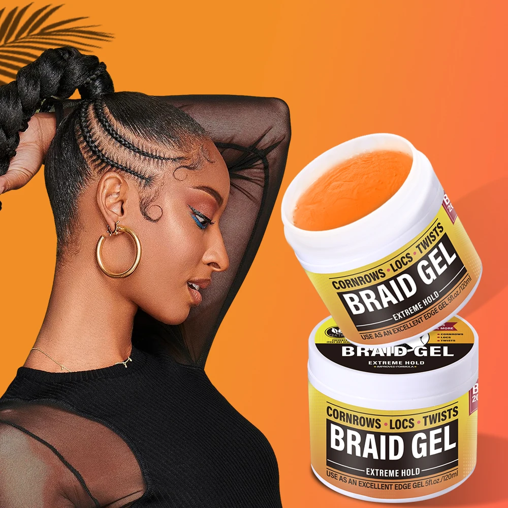 Private Label Organic Natural Hair Wax Men For 360 Waves Hair Wave Pomade