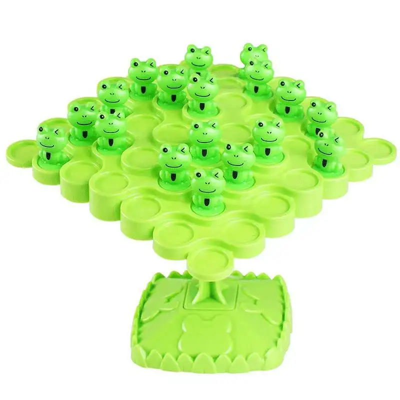 Wholesale Frog Balance Tree Board Toy With Spaceman Astronaut Balanced Counting Stackable Game Storage Bag for Children