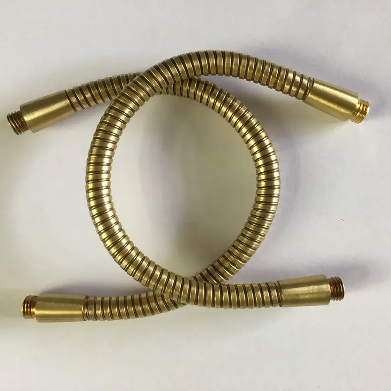 Custom high quality  Hardware brass hose lamp stainless steel hose flexible gooseneck tube