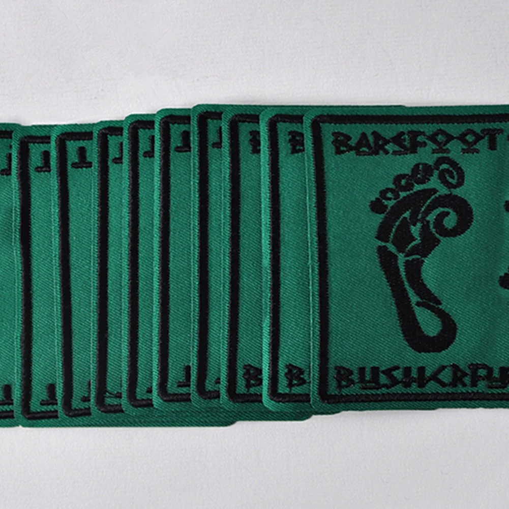 Custom Brand Colorful Embroidered Badges and Patches Embroidered Tag Badges Woven Tag