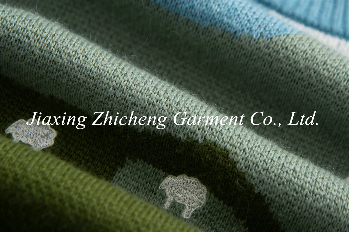 wholesale women embroidered cow sheep animal knitwear pullover knitted top ladies cloud jumper custom logo embroidery sweater