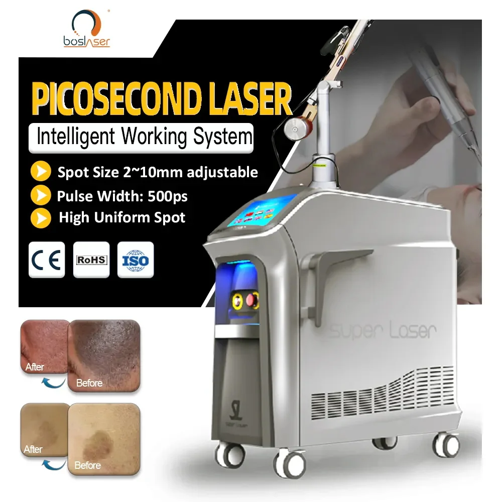 nd-yag laser-532nm 1064nm picosecond q-switched laser tattoo removal machine picosecond laser