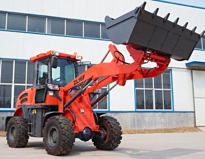 Front loader 1.7m3 bucket 3 ton wheel loader for concrete wall panel production