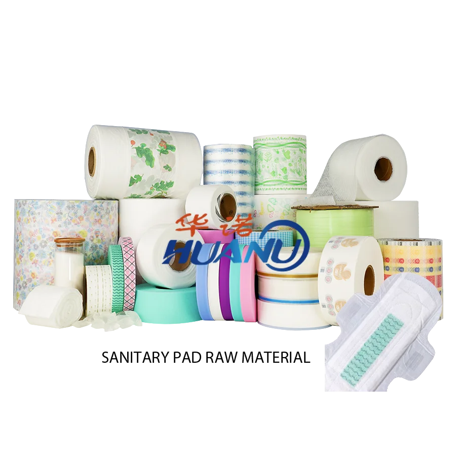 China supplier high quality economical price panty liner making materials women pads feminine sanitary napkin raw material