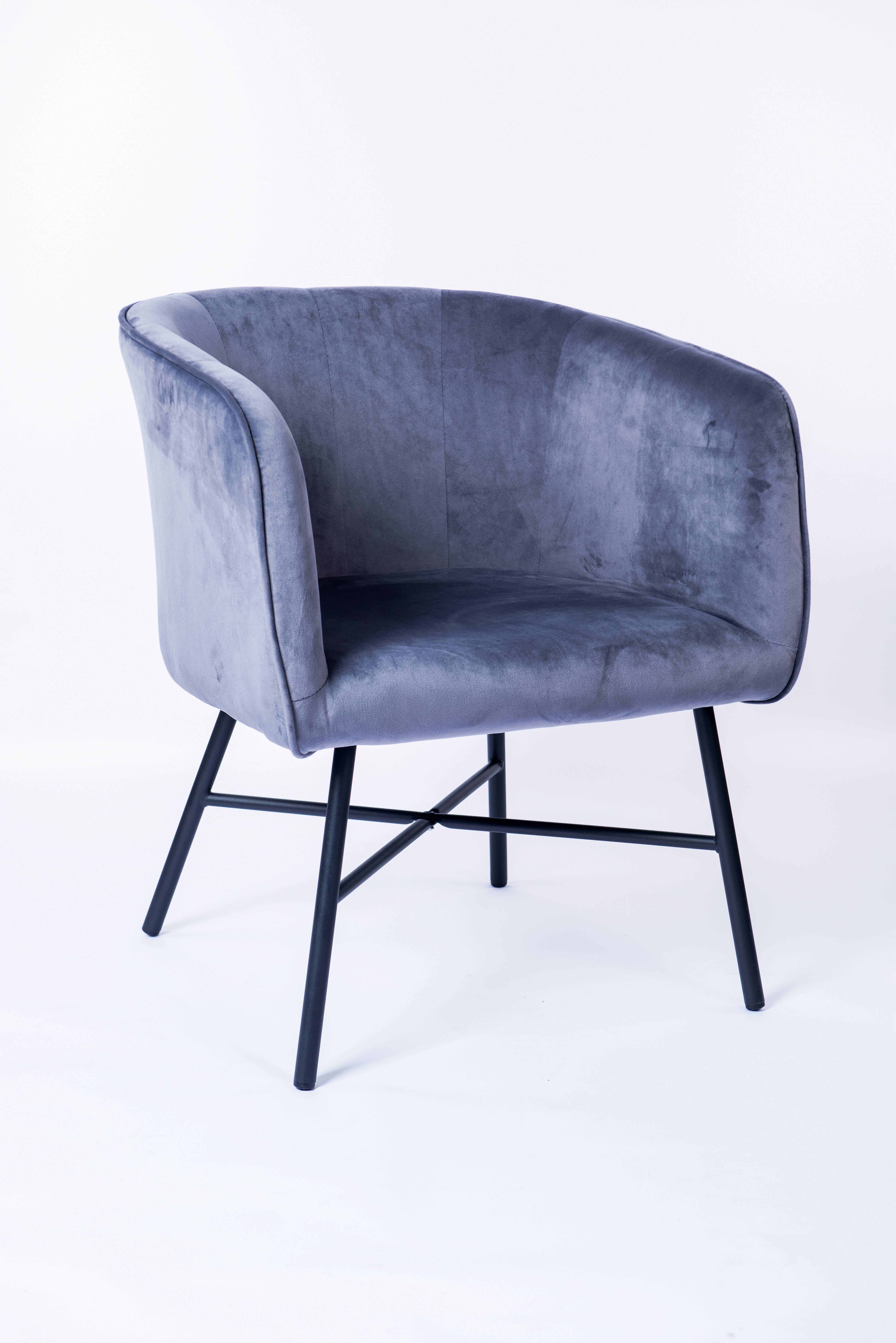 Widely Used Superior Quality Luxury Velvet Upholstered Arm Leisure Sofa Chair