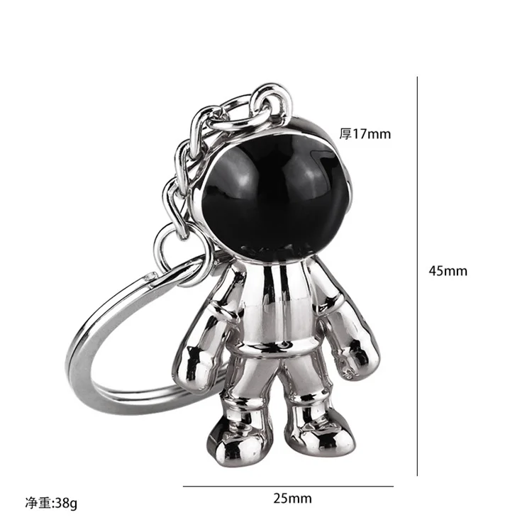 Factory Metal Blank Zinc Alloy 3D Gold Plated Custom Logo Fashion Keychain