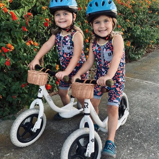 Cute Mini Bike Rattan Basket for Kid Baby