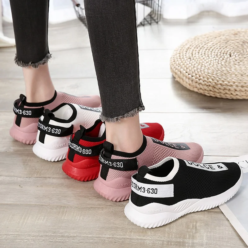 Female 2020 plus size student non-slip breathable running casual women sneakers