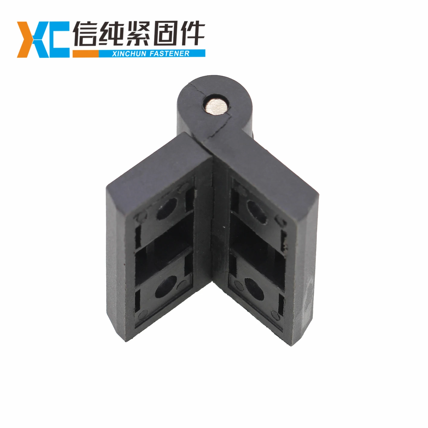 Black nylon material hinges folding slot 6 heavy duty locking hinge