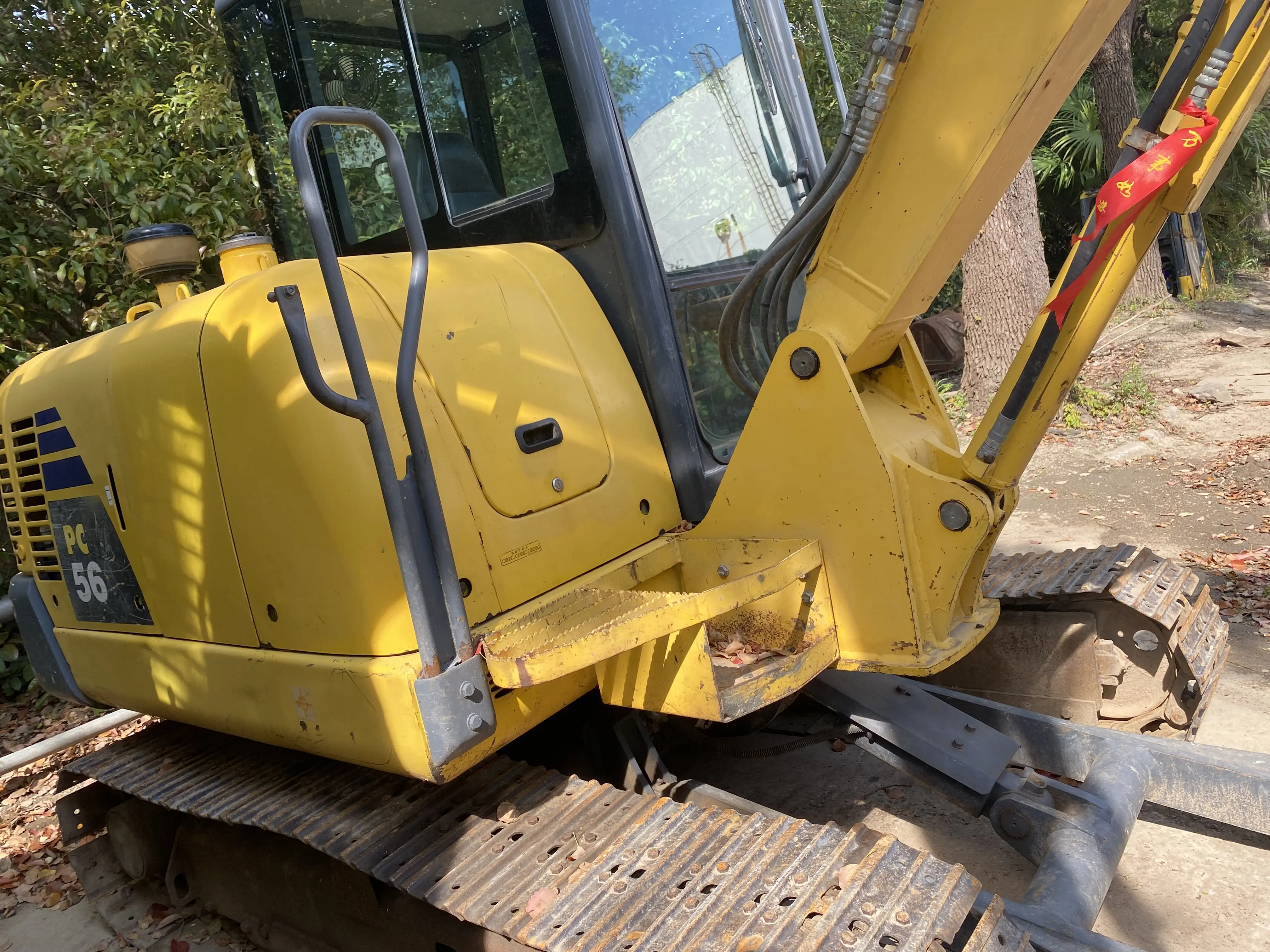 Used mini excavator 5.6ton Komatsu 56 original Japanese farm garden tractors  high quality second- hand excavator for sale