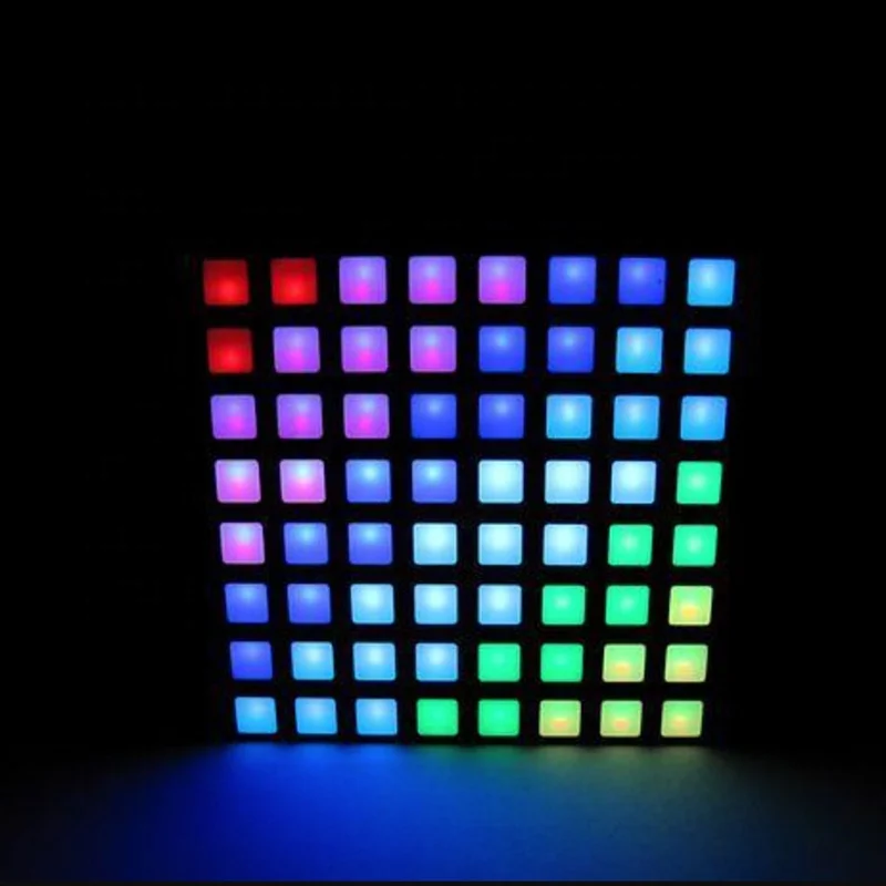 
Red/Green/Blue/White/RGB 8x8 LED Square Dot Matrix Display 