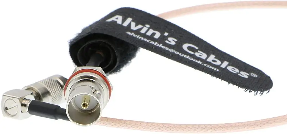 
Blackmagic HyperDeck Shuttle HD SDI Cable DIN 1.0/2.3 Right Angle to BNC Female 75ohm RG179 