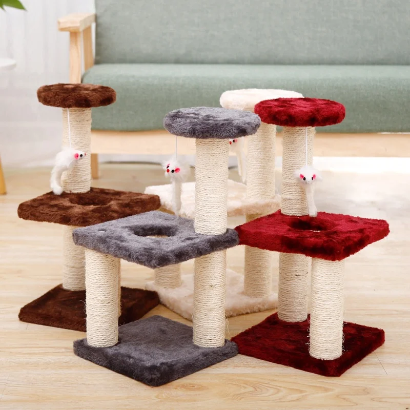 Pet Products Scratch Furniture Scratcher Cat Scratching Guards Scraper Supplies Home Decor Multi-Level Cat Tree Climbing Frame