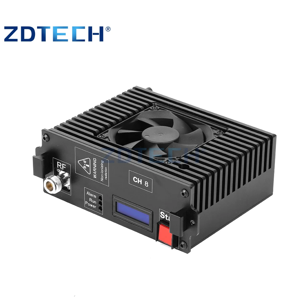 20-6000MHz 100W power amplifier module  DDS Signal function generator with heat sink for UAV jammer