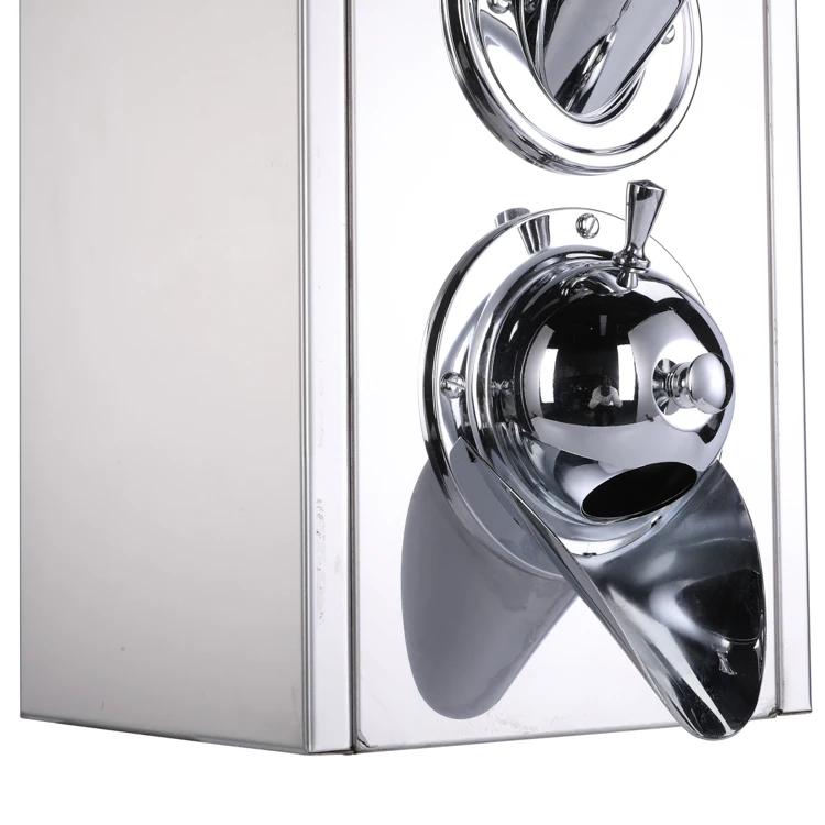 10kg commercial coffee bean dispenser canister for food coffee bean silo storage rectangular shape retro coffee bean dispenser