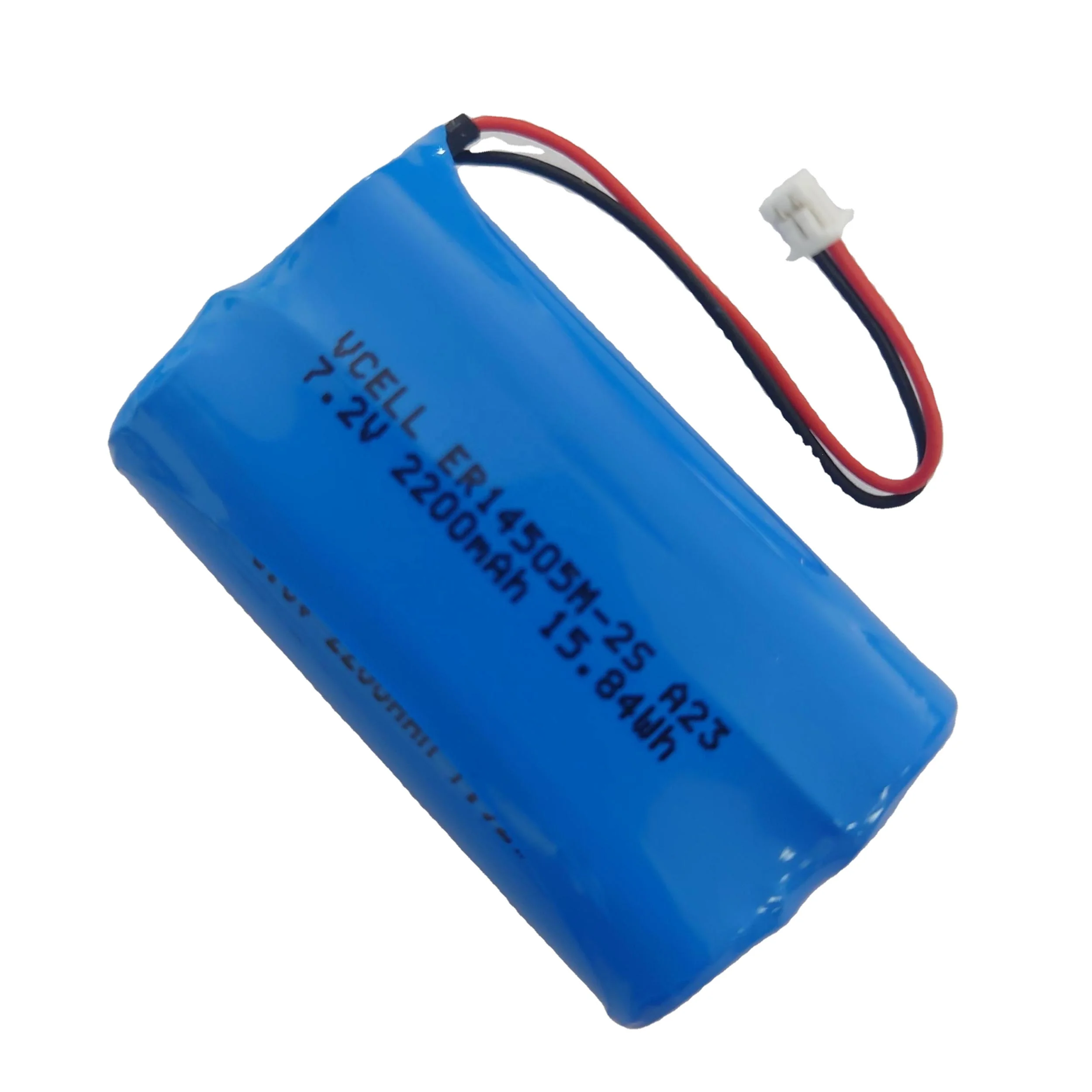 Li-SCOL2 ER14505M 7.2V 2200mAh high capacity primary lithium battery for Gas meter/water meter/monitor devices