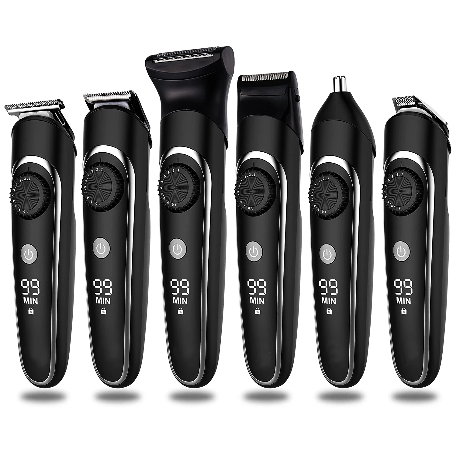 Multifunctional man grooming tool 5 in 1 Hair clipper set  Men Haircut and clipper Beard razor body hair shaver nose trimmer