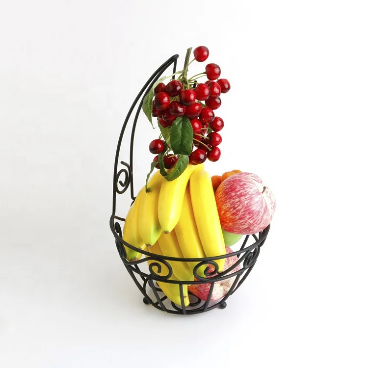 Бытовые товары оптовая продажа портативная полая кухонная корзина для хранения бананов фруктов