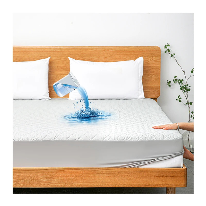100% Cotton Anti Bacteria Hypoallergenic Water Proof Mattress Protectors Hotel Quality Mattress Protector Waterproof