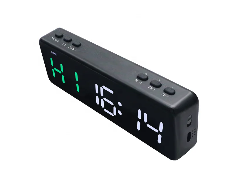 Wholesale Customized Mini Customize LED Portable Workout Interval Gym Wall Timer Clock for Timing