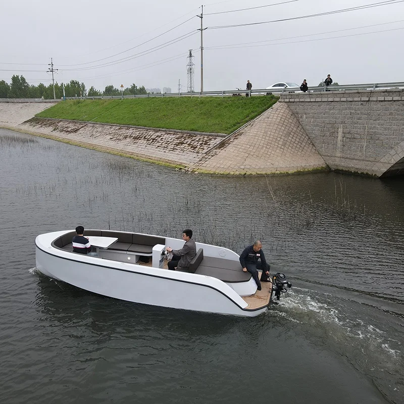 Full electric engine drive 6 meters aluminum boat
