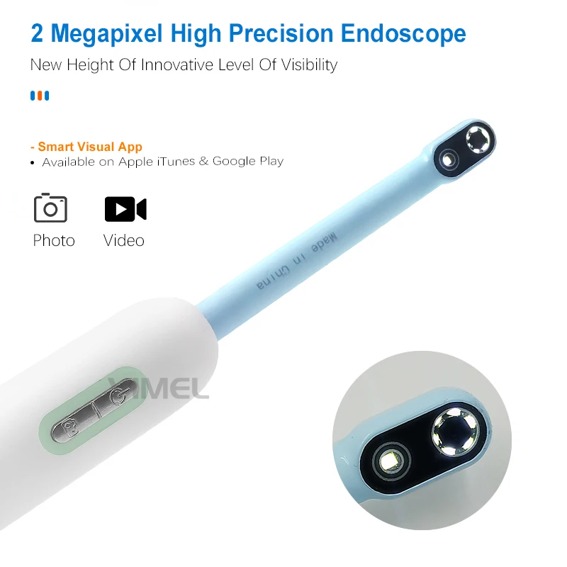 New In 2.0M pixel wireless intra oral tooth endoscope dental borescope waterproof wifi dental mirror camera image System