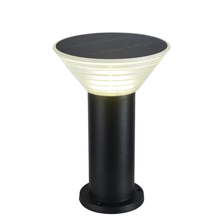 
Retro High Powered Aluminum Post Outdoor Waterproof 7.2W Garden manor park Solar Led Pillar Light 