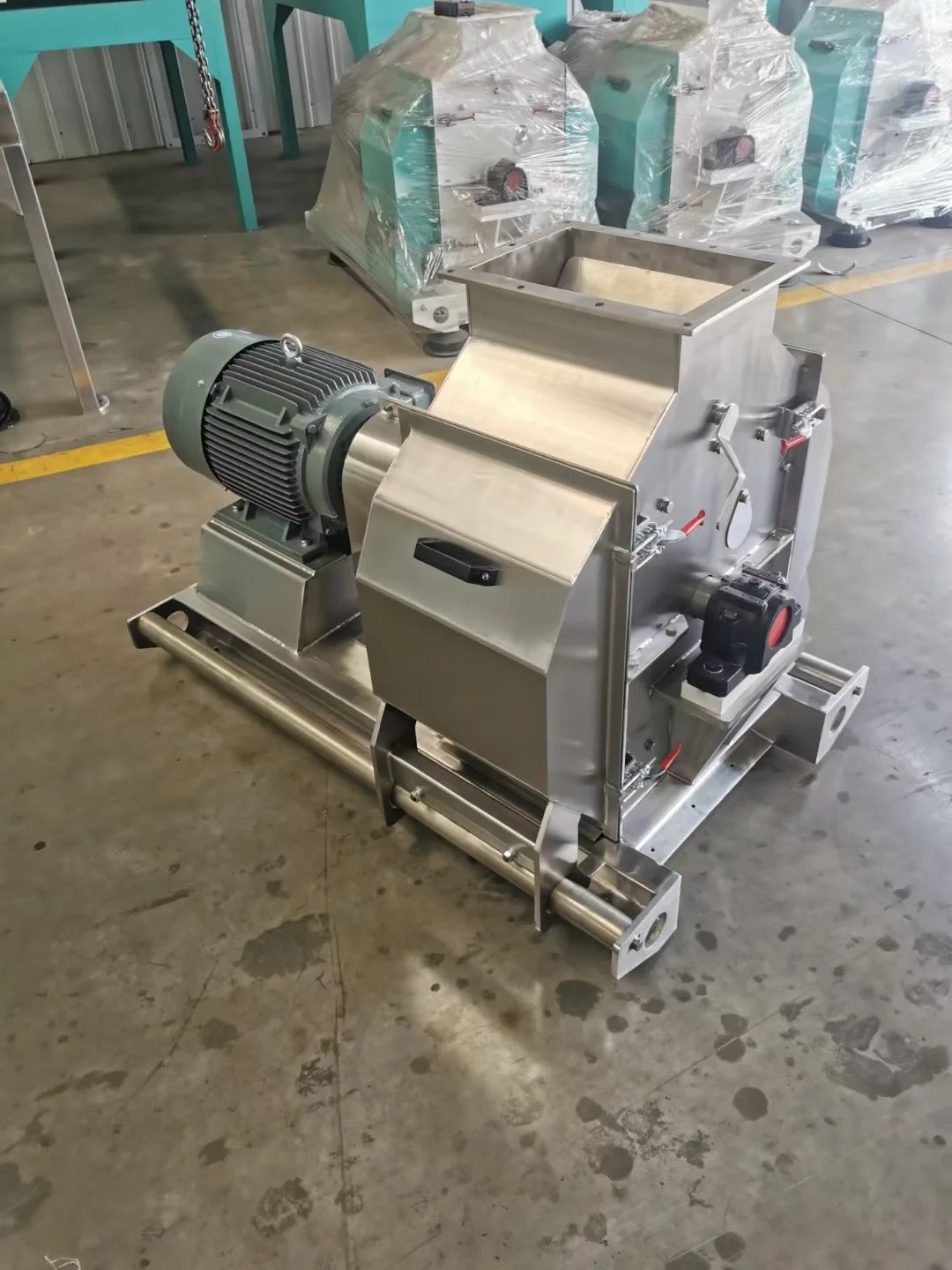 Hongyang big capacity coconut husk chips pellet hammer mill crusher wood chips wood crusher biomass wood pellet hammer mill