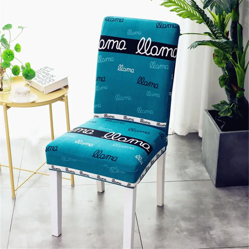 
HOTSELLING Cheap Universal Size Fashion Pattern Chair Covers Spandex For household diningroom kitchen livingroom 