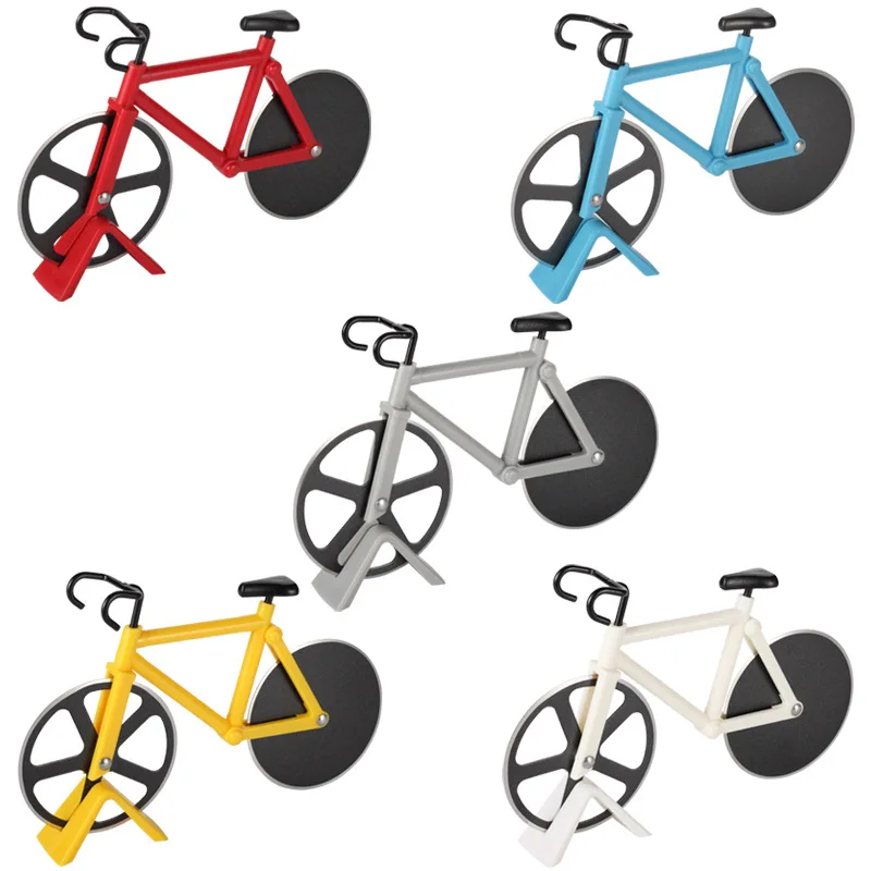 Custom Logo Bicycle Pizza Cutter Wheel with Stainless Steel Blade