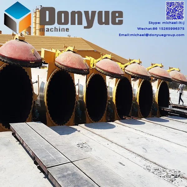 Donyue long service life autoclave aerated concrete sand block and panel plant and equipment AAC production line China supplier