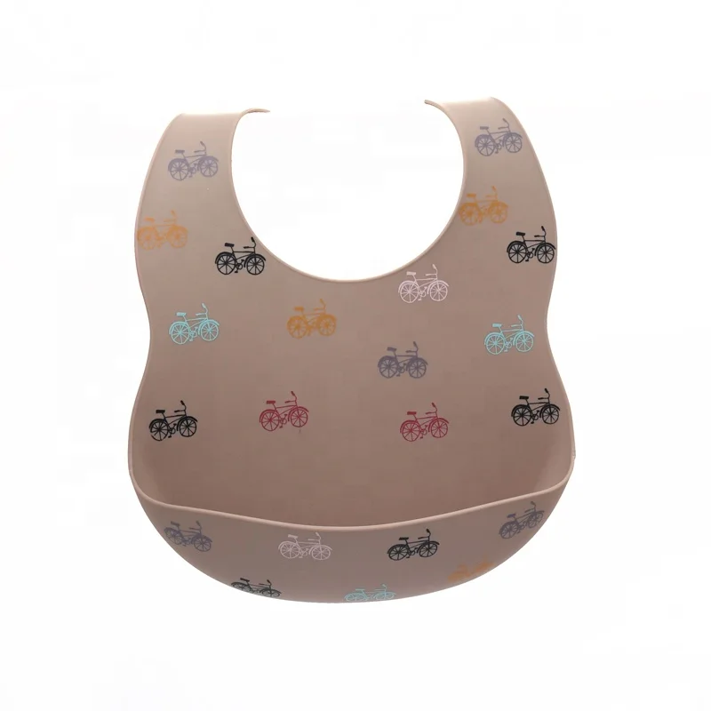 Food Grade baby product Soft Waterproof Easy Clean Silicone Bibs Silicone Baby Bib