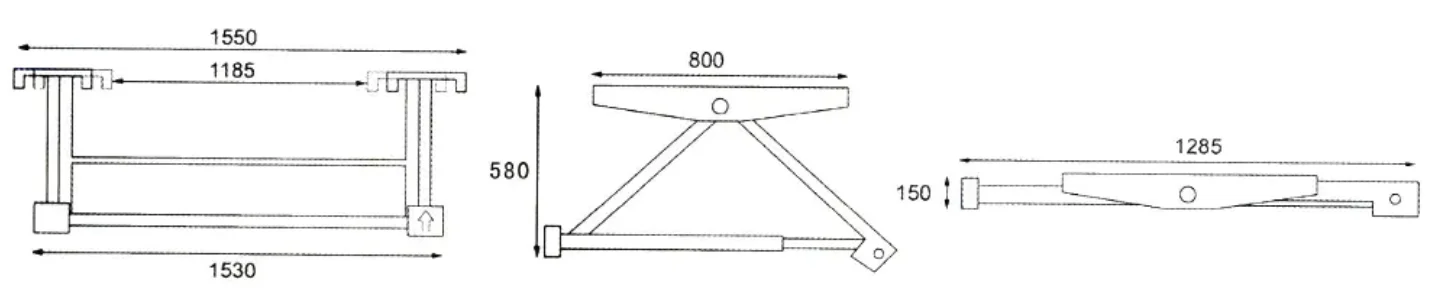 portable lift Car scissor mini auto lifting car lifts for home garage