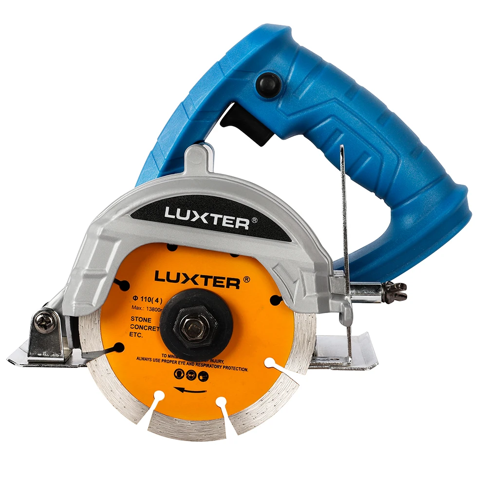 LUXTER 1480W Electric Wet Saw Stone Cutting Machine Marble Cutter Tiles Stone Cutting  Hand Cutter Circular Saw Masonry Saw