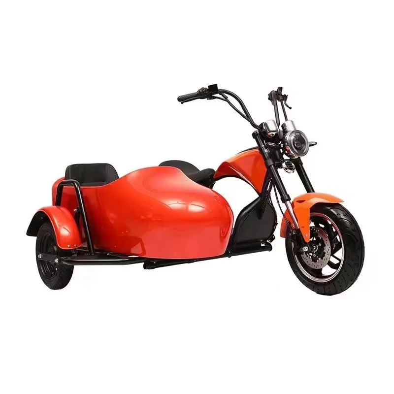 USA Warehouse Roman holiday fashion electric tricycle adult sidecar / sidecar tricycle chopper scooters sidecar scooter