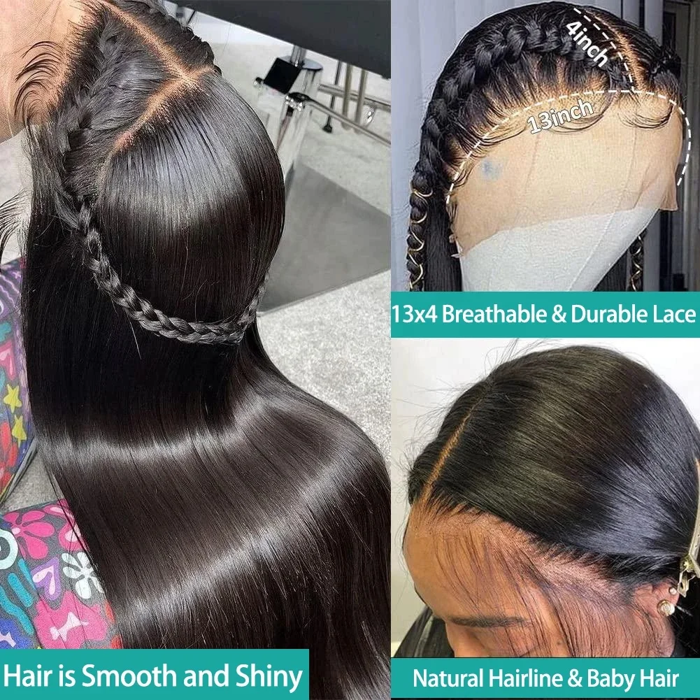 Free Sample Raw Indian Perruque Braided Cuticle Aligned Virgin Bone Straight Hair Hd Lace Front Wigs For Black Women