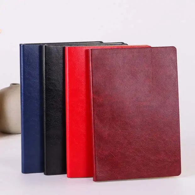 Hot sale Small Quantity Cheap Price Promotion gift school office stationery Pu leather notepad notebook