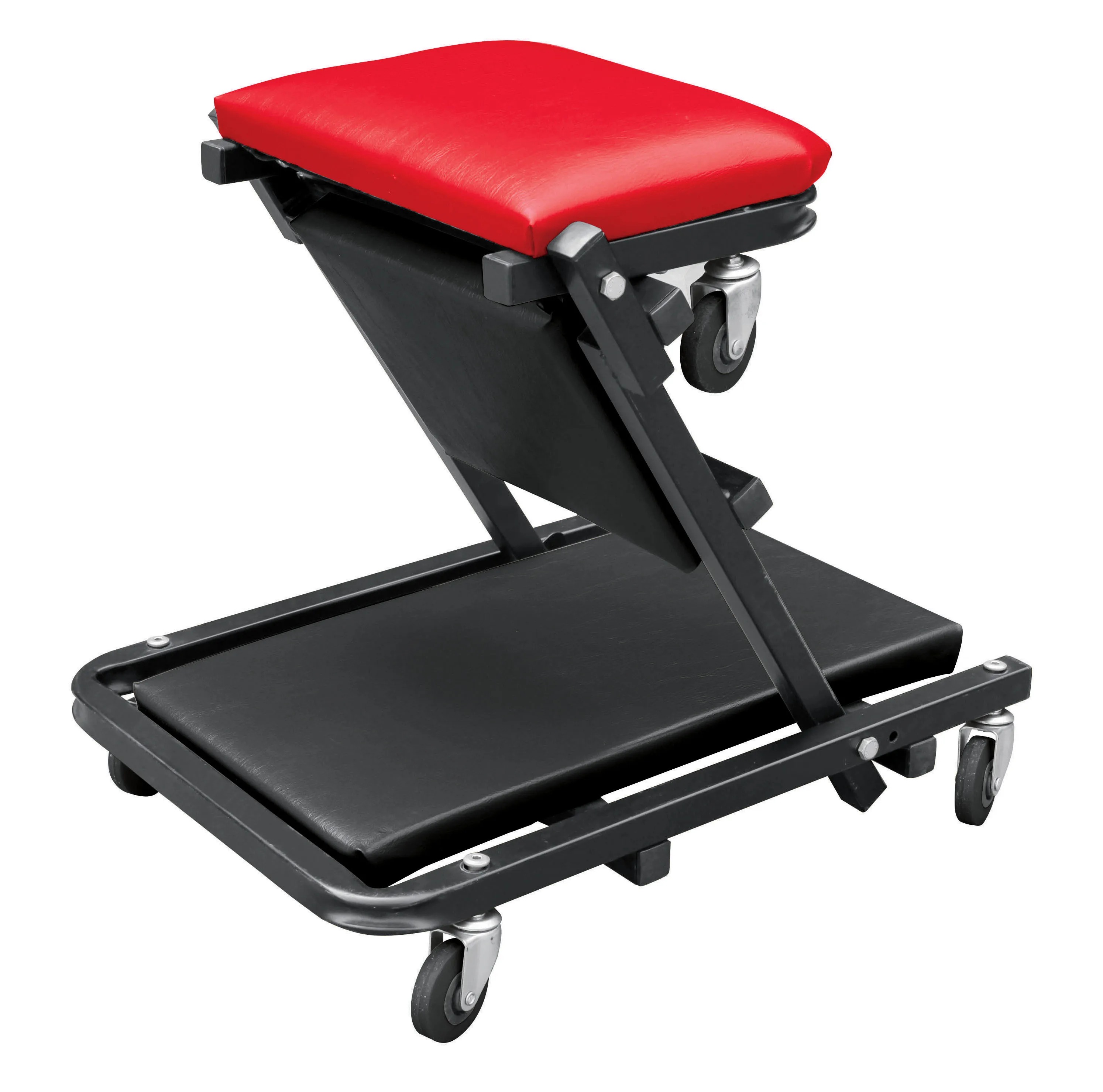 BGX 2 in 1 creeper Solid Steel Frame Foldable Z Mechanics Seat garage repair tool