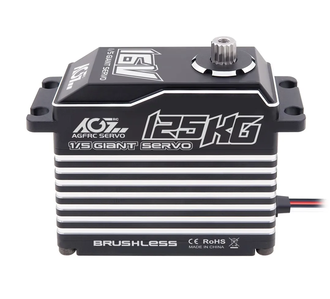 AGFRC 16.8V A280BVSW 125KG Monster Torque 0.09Sec High Speed 3S/4S BLS Large Size Servo For 1/5 RC Truck /Buggy