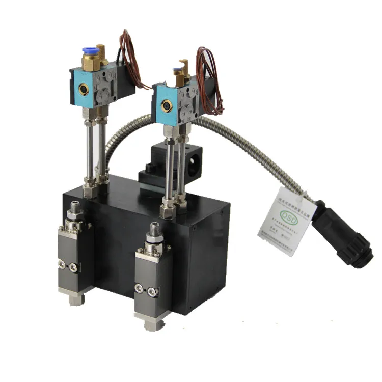 Customized Adhesive Spray Gun Hot Melt Glue Machine Dispensing Module Gun for Box Sealing Carton Packaging