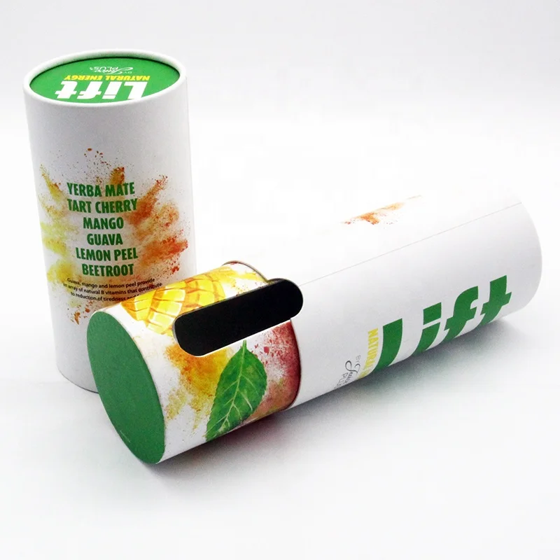 Custom Logo Printed Kraft Paper Push Up Paper Core Lip Balm Candle Tube Cylinder Packaging Tea Carton Round Paper Tube