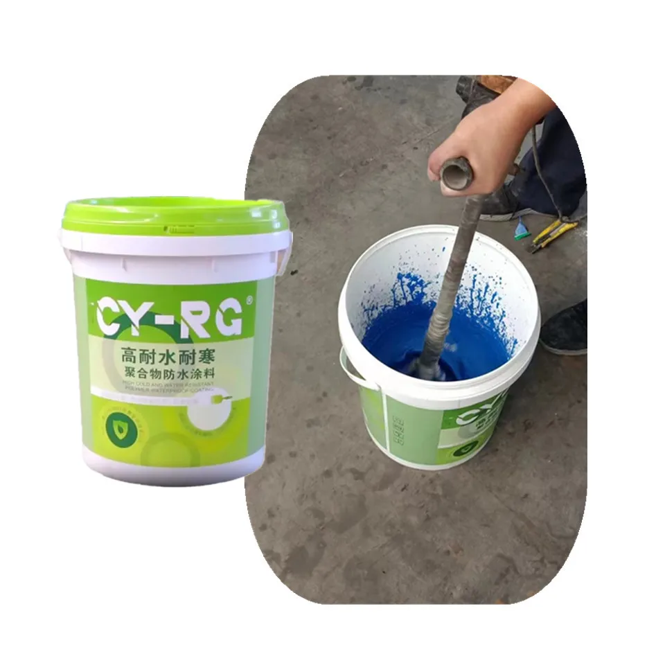 High water and cold resistant two-component waterproof membrane