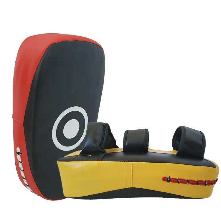Custom Logo Martial Arts Training Kicking Curve Pad Rectangle Target Arm Pad Focus Karate Pad Body Taekwondo Kick Shield
