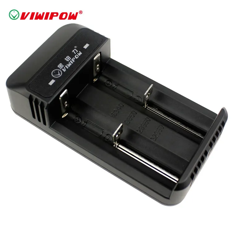 2 slots USB 18650 charger intelligent  battery charger for lithium batteries with LED display